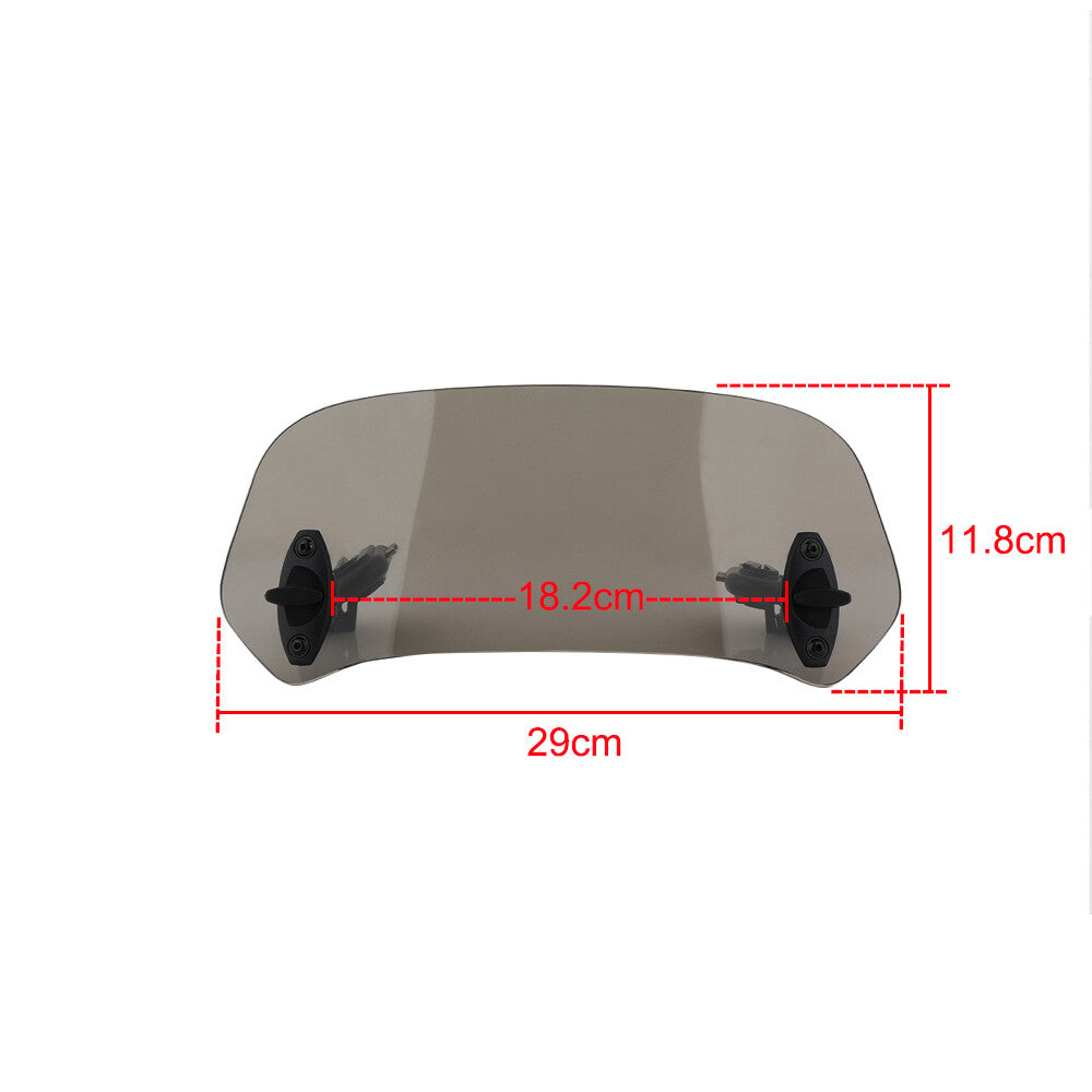Motorcycle Wind Screen Deflector Motorbike Windshield Windscreen Universal