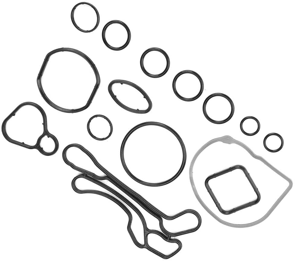 15pcs 55354071 Engine Oil Cooler Gasket Seal for Chevrolet for Cruze Sonic - Full