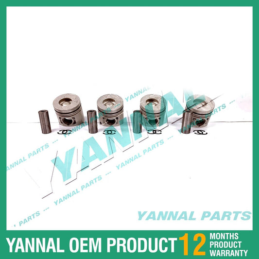 4 spare parts for Isuzu STD 4JB1 engine piston kits