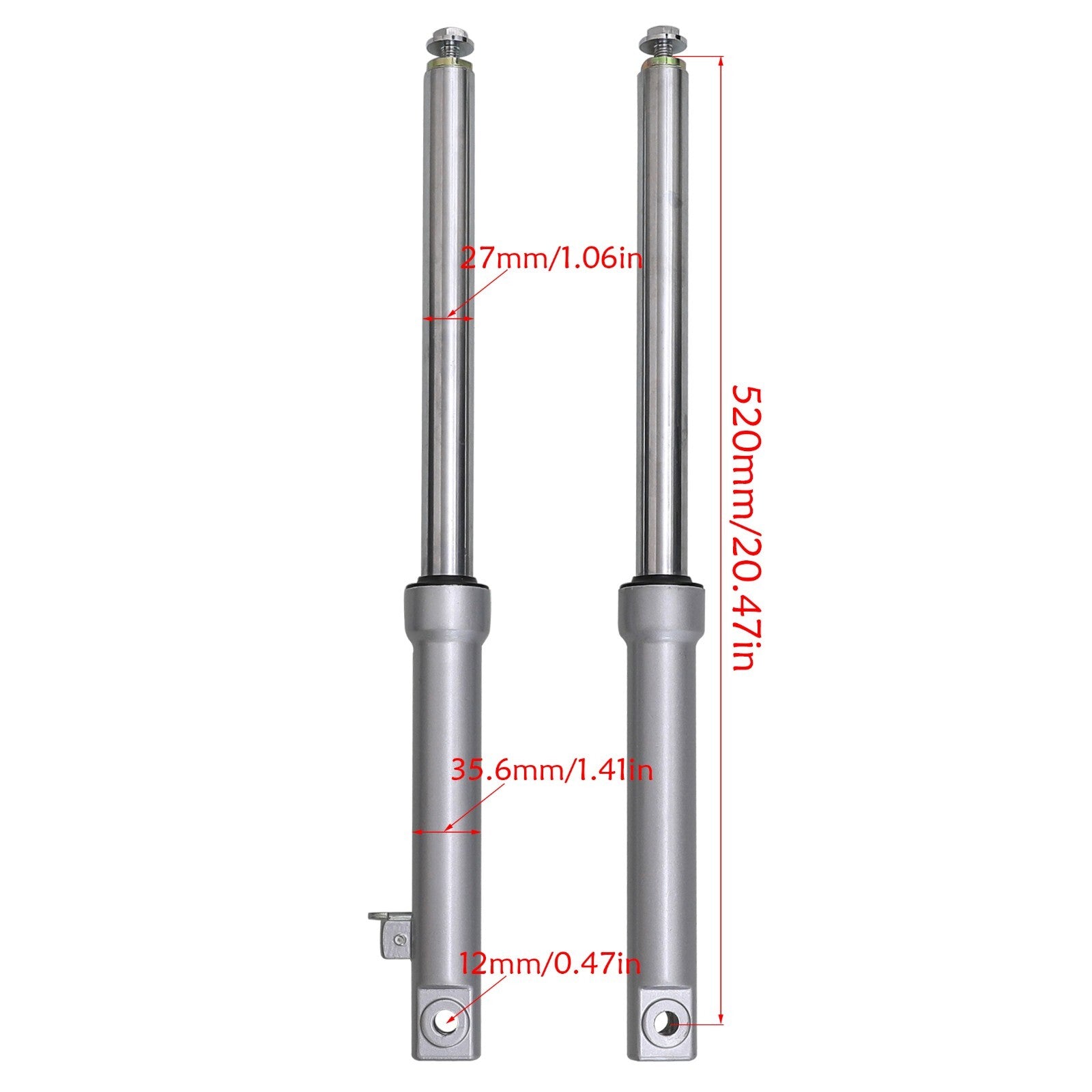 10 Front Rear Wheel + Front Forks for Mini Pit Dirt Bike Razor CRF50 TTR50 PW50
