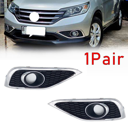 One pair of front fog light grille covers for Honda CRV 2012-2014 (pre-2013 replacement).