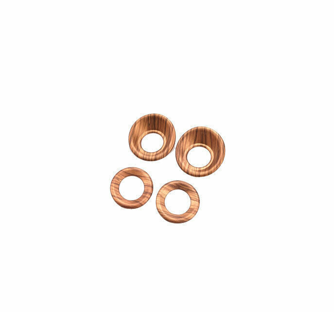 Inner Door Speaker Ring Cover Trim for Honda CR-V CRV 2017-2022 Matte Peach Wood