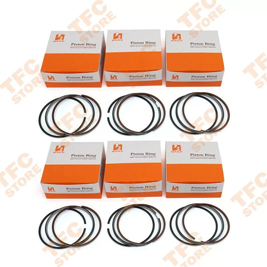 6BB1 6 Sets Piston Ring for ISUZU Engine Forklift 5-12181-023-2 102mm3+2.5+5??