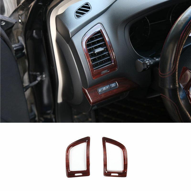 for Nissan Altima Teana 2013-2018 Wood Grain Console LR Air Outlet Vent Trim