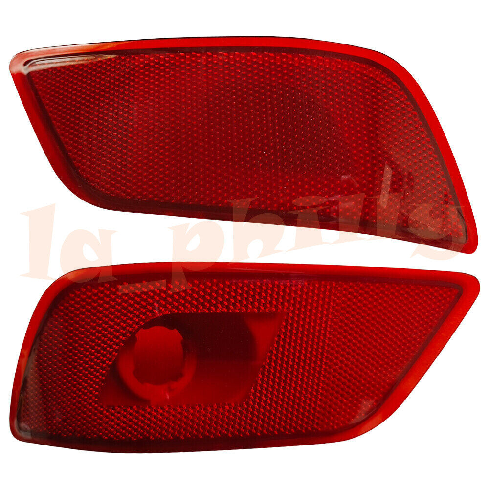 2x Fit for Subaru for Forester 2019 20 21 Red Rear Bumper Reflector Right+Left Side