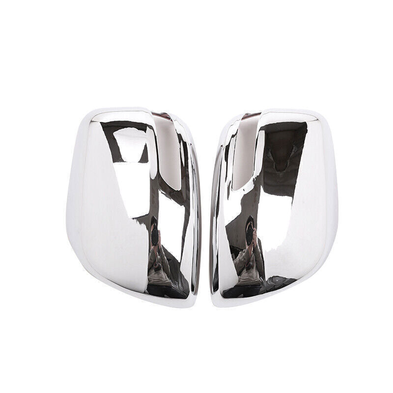 for Toyota for Land Cruiser Prado FJ150 150 2010-18 Rear Mirror Cover 2P Silver Trim