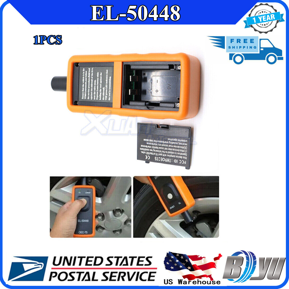 TPMS Relearn tool for automotive tire pressure sensors EL-50448 suitable for General Motors.