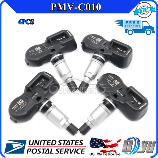New TPMS TIRE PRESSURE SENSOR 4pcs PMV-C010 for Toyota for Camry for Corolla for Lexus for Scion