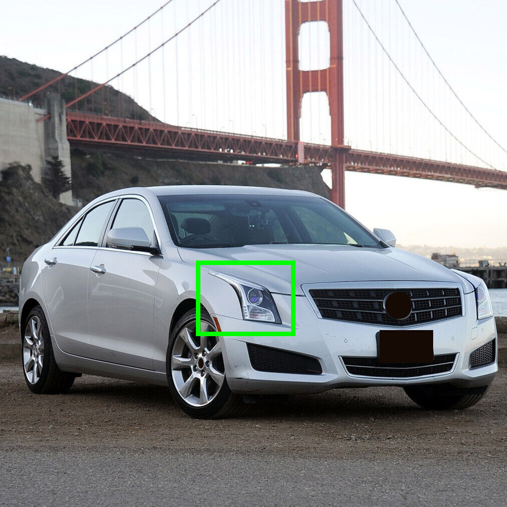Right Side Headlight Cover Lens Shell Replacement Fit for Cadillac ATS 2013-2018