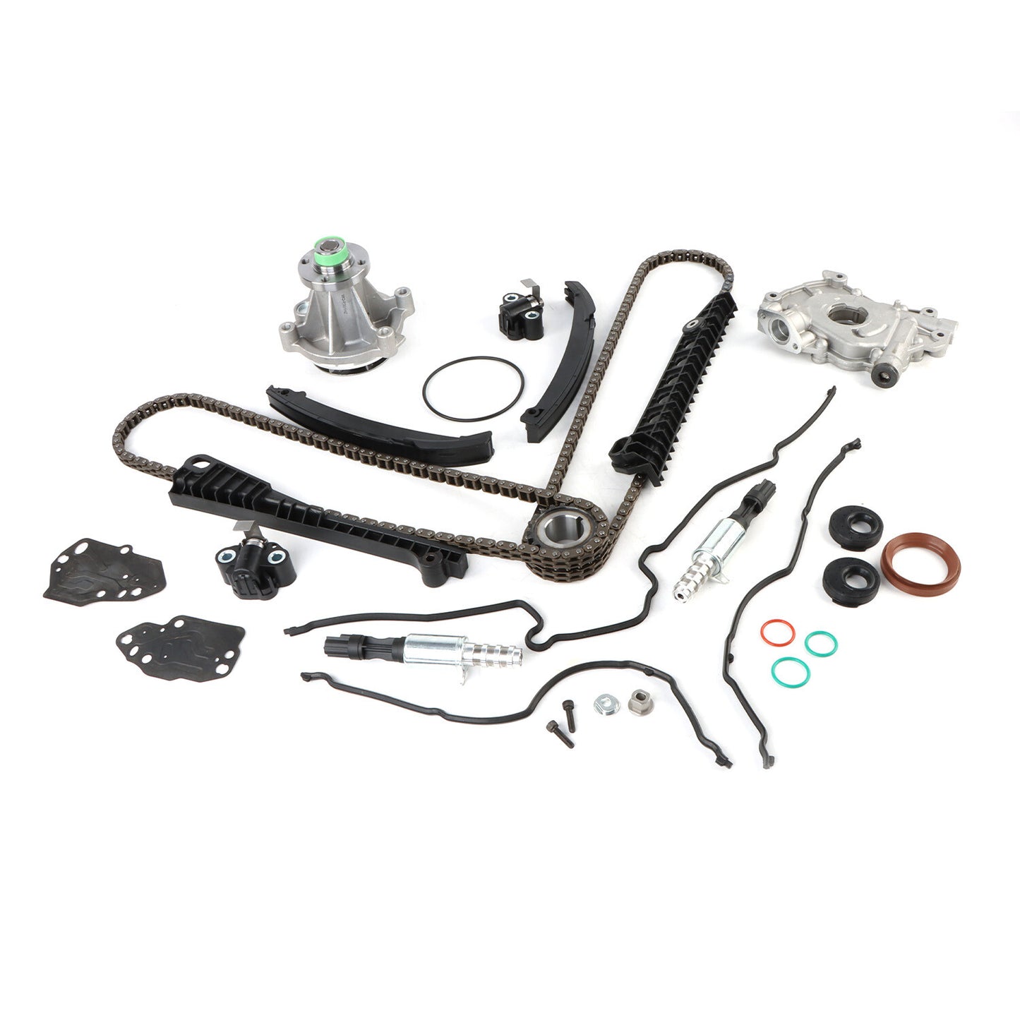 Timing Chain Kit Oil  Water Pump Cover Gasket For 04-08 for Ford F150 for Lincoln 5.4L