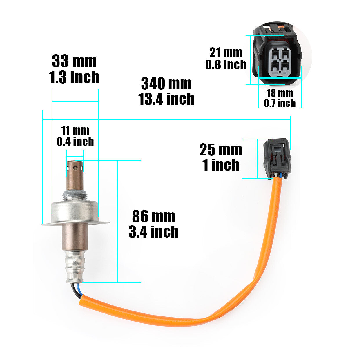 Oxygen sensor upstream component 36531-RNA-A01 for Honda for Civic 1.8L 2006 - 2011