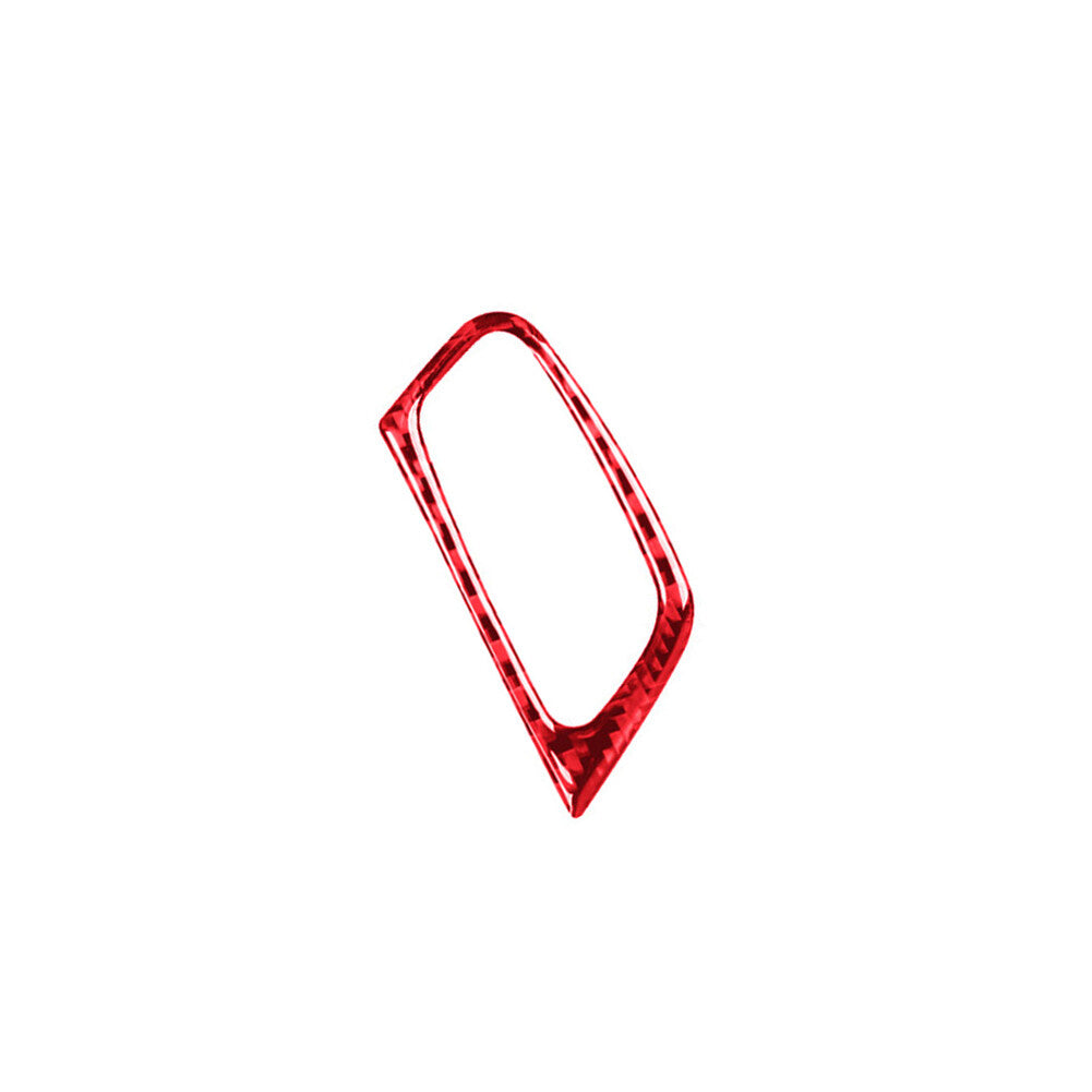 Red Carbon Fiber Key Border Frame Cover Trim for BMW X5 E70 X6 E71 2008-2013