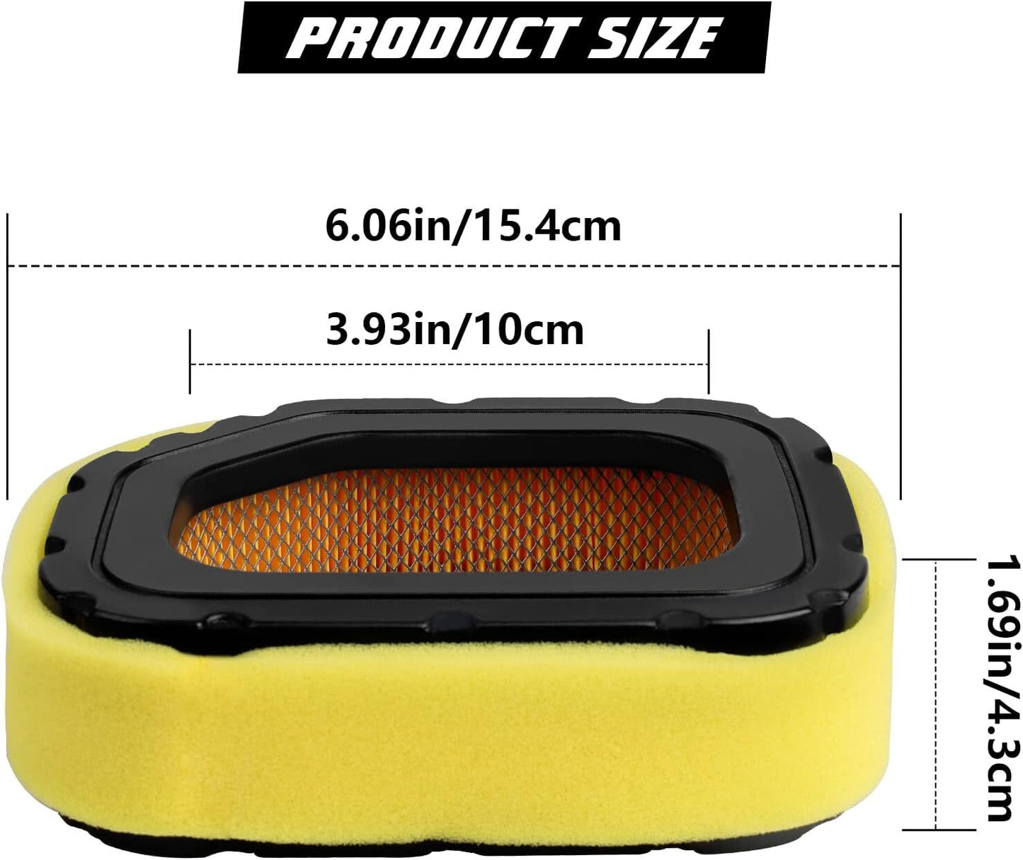 Air Filter for Z510A Z520A,Kohler SV710-SV740,Toro LX500/GT2100/2200
