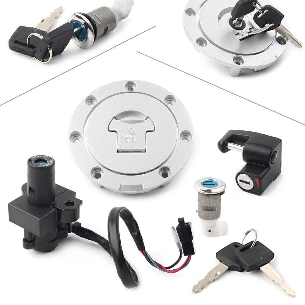 for Honda CB400 92-98 CB1 89-91 VT250 Ignition Switch Fuel Gas Cap Lock Key Set