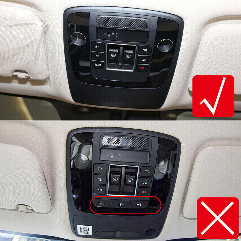 for Kia Carnival 2022-24 Matte Silver Interior Set Decor Cover Frame Trim Bezels
