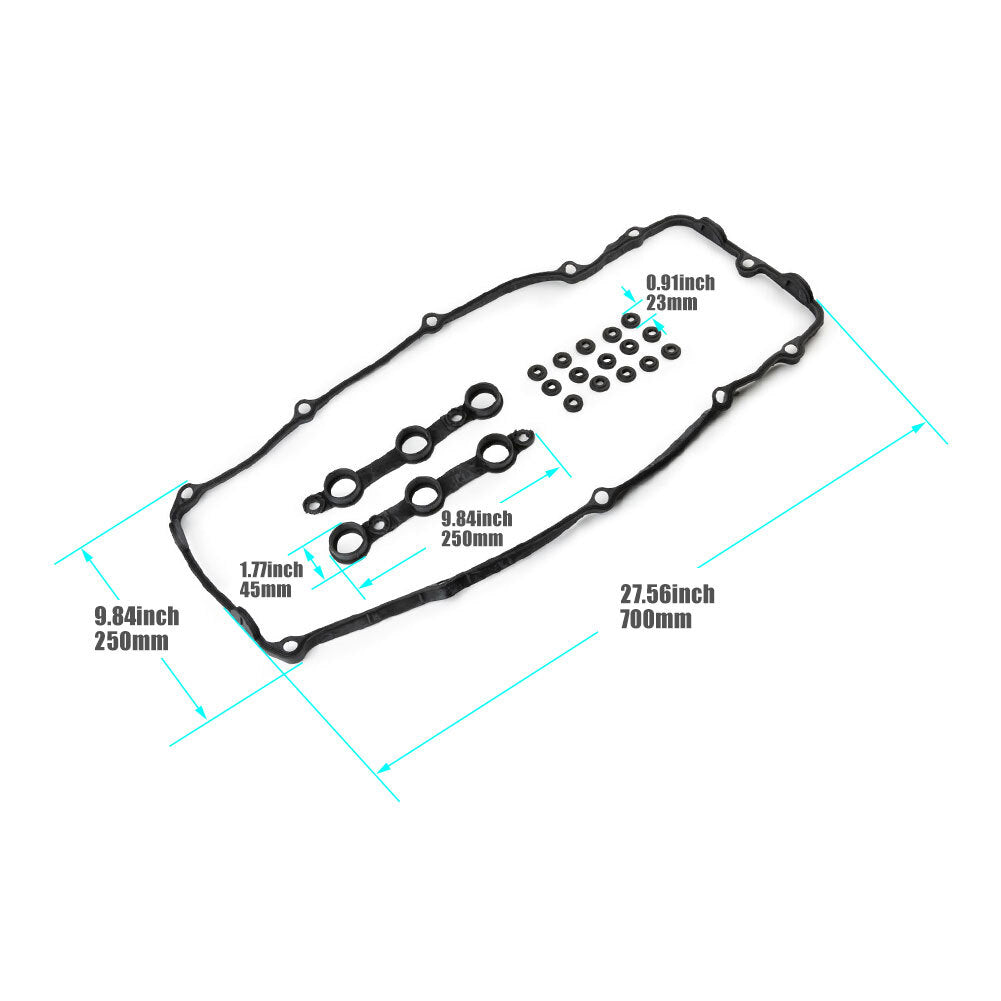 1 SET for BMW E39 E46 E53 323I 328I 330I 325I 528I 525I X5 Valve Cover Gasket