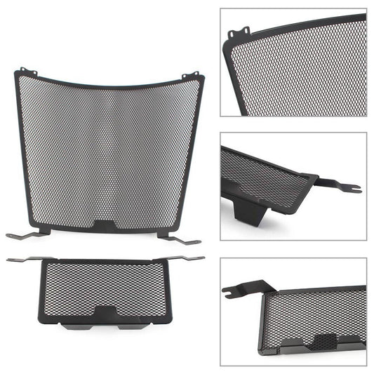 Radiator Guard Grill Grille Cover Protector Fit for BMW S1000XR 2019-2023 Black