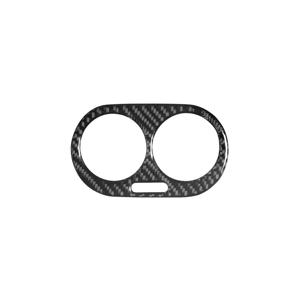 Carbon Fiber Rear Exhaust Port Trim for Volkswagen for Tiguan 2013-2017