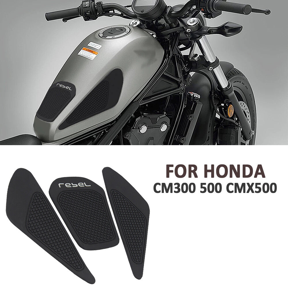 for Honda Rebel 300 Rebel 500 CMX Side Fuel Tank Pad Rubber Sticker Side Pad Kit