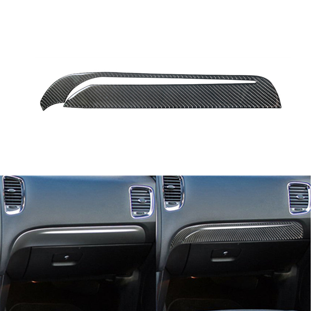Carbon Fiber Interior Above Glove Box Cover Trim for Dodge Durango 2014-2020