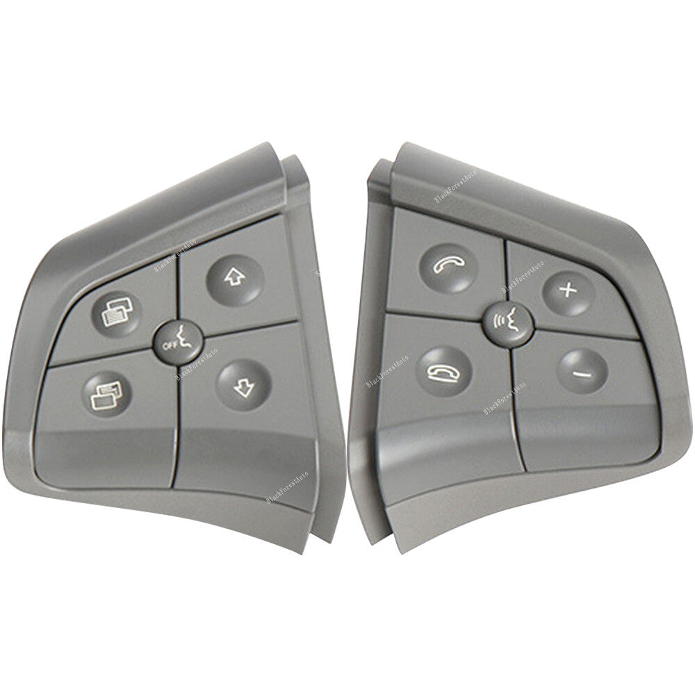 Qty 2 Fit for Mercedes-Benz W164 W251 W245 Steering Wheel Switch 5 Button Gray