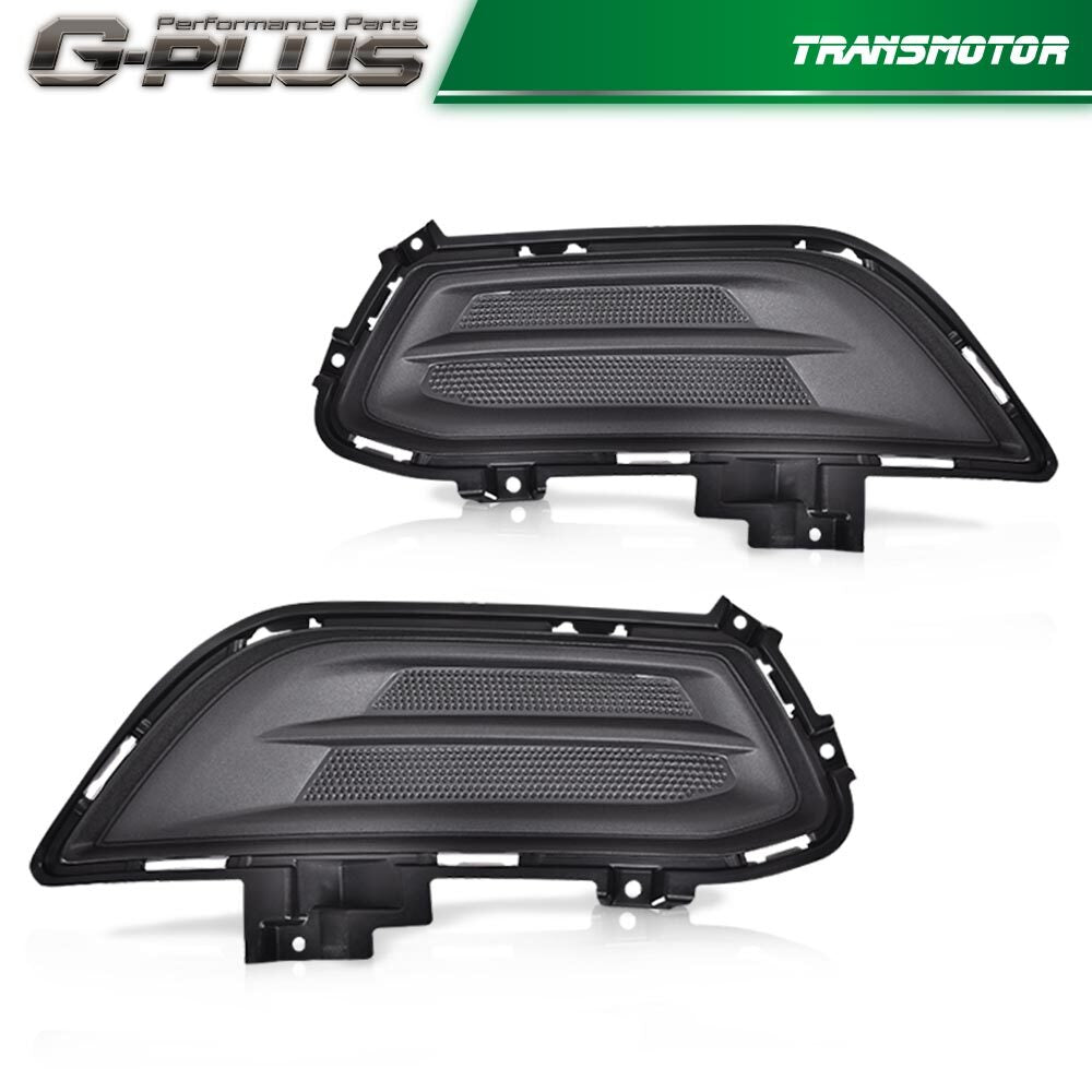 Suitable for 2013-2016 for Ford Fusion front bumper fog light covers (1 pair, left and right).