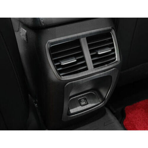 2020-2023 for Hyundai Sonata Black Titanium Rear Row Air Outlet Vent Cover Frame