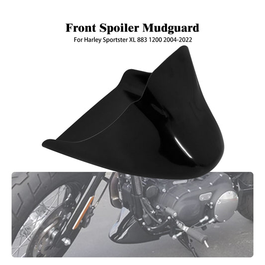 Gloss Black Chin Fairing Front Spoiler for Harley Sportster 48 72 883 1200 04-22