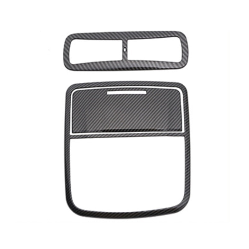 Front Rear Reading Light Cover Carbon Fiber Trim for Honda Accord 10th 2018-2021