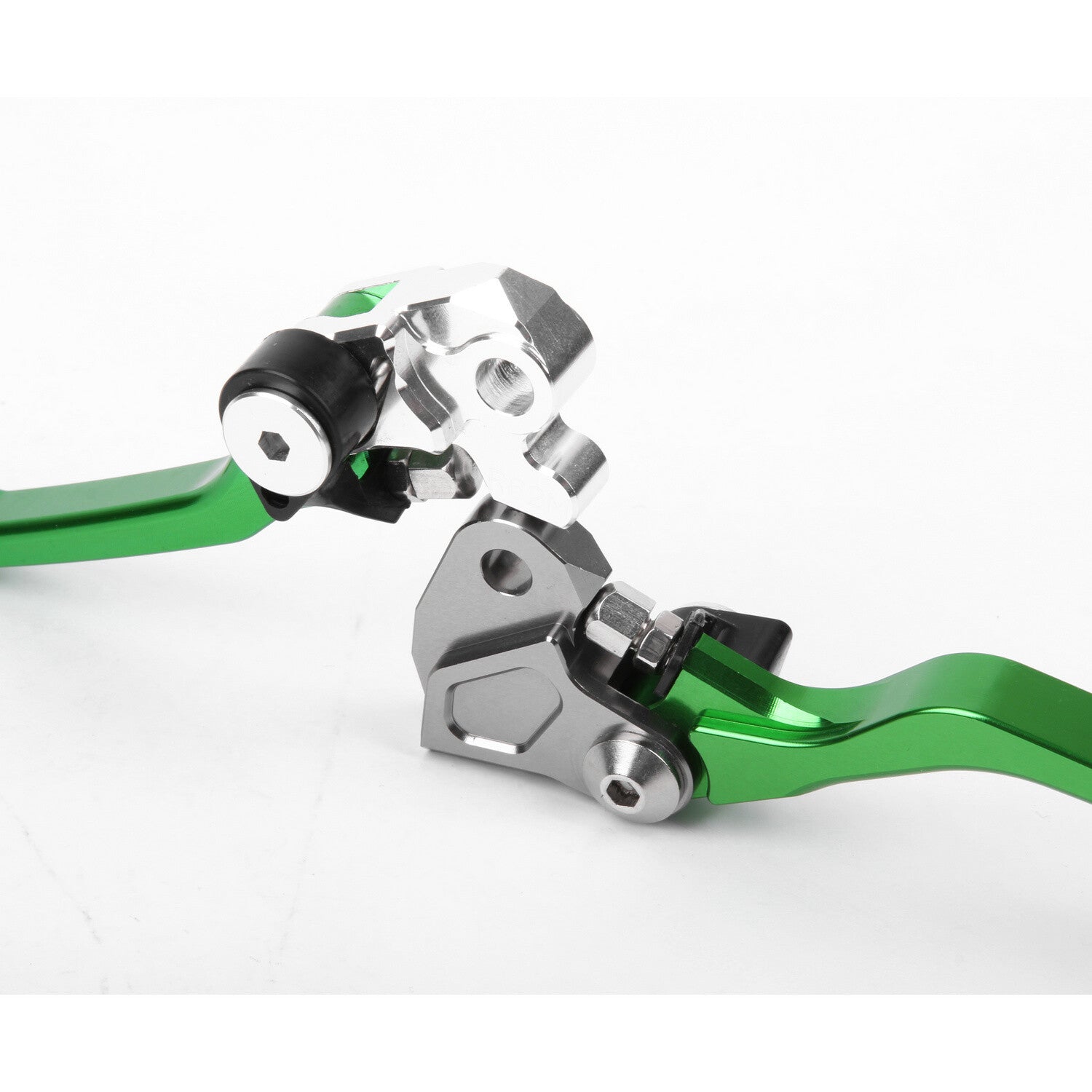 for Kawasaki KX250 2000-2004 Clutch Brake Levers Pivot Green US 2003 2002 2001