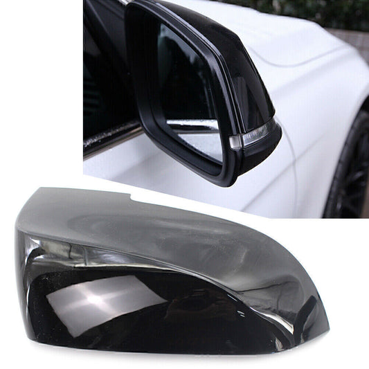 Right Mirror Cover Cap for BMW F20 F21 F22 F30 F31 F32 F33 F36 E84 Glossy Black