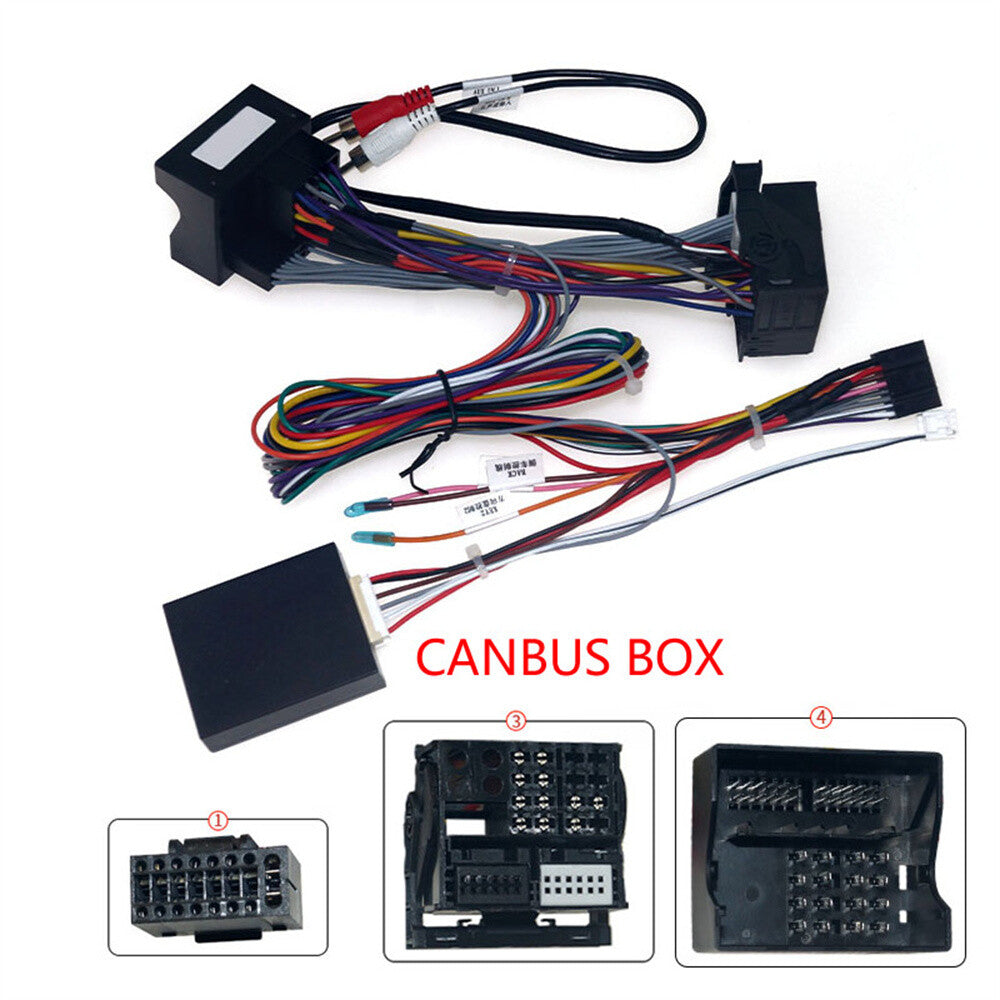 Car 16Pin Power Wiring Harness Cable Adapter for BMW X3/E83 06-10 Android Stereo