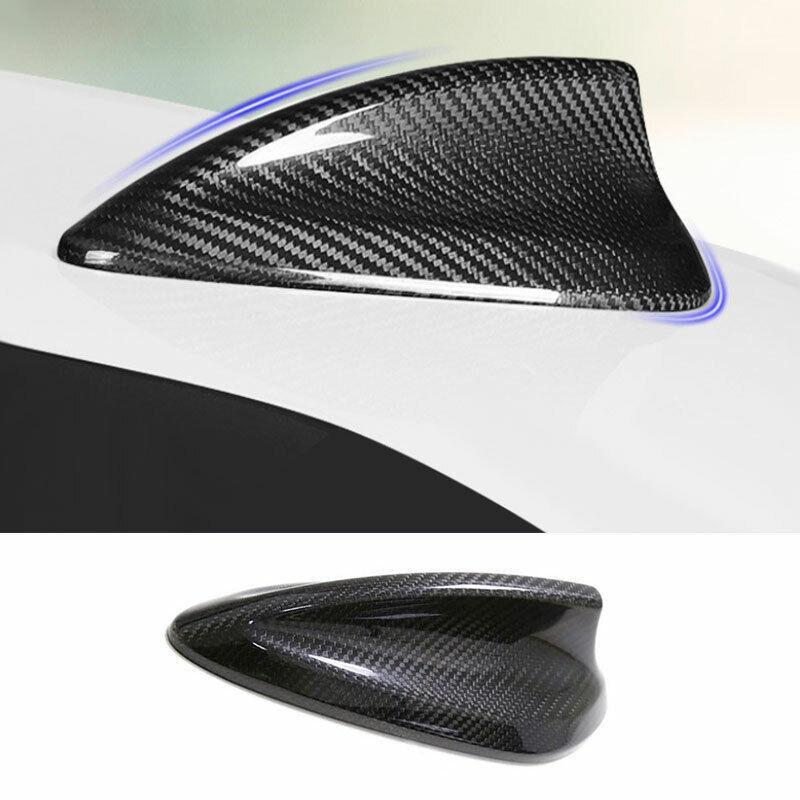 for BMW X5 G05 2019-2021 Dry Carbon Fiber Car Roof Shark Fin Antenna Aerial Trim
