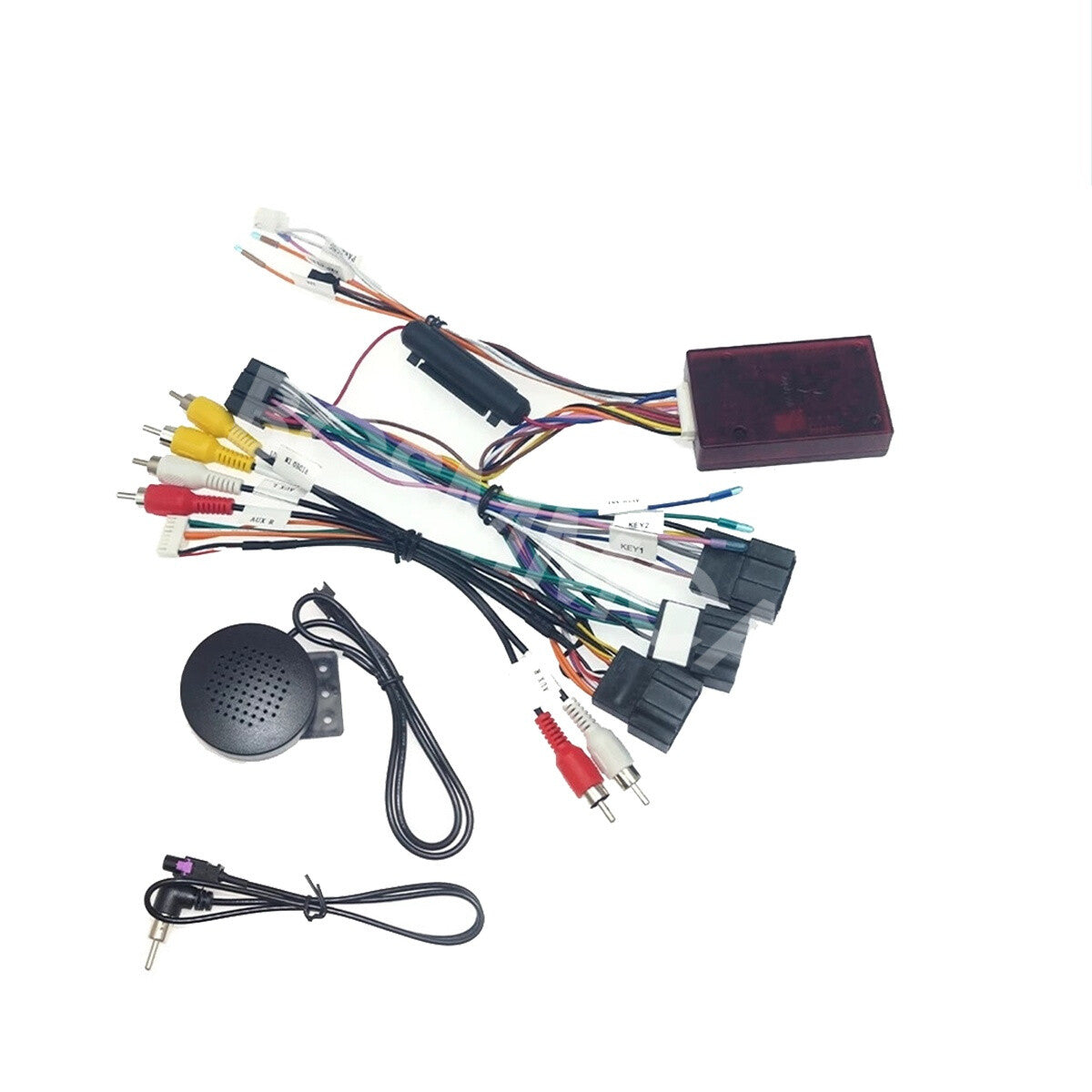 16pin Car Stereo Harness Power Cable W/Canbus Box Fit for GMC for Sierra 2010-2014