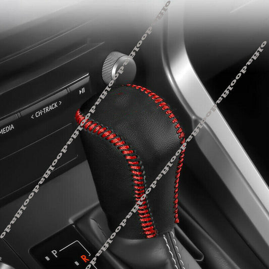 for LEXUS RX350 450h 2016-22 Leather DIY Hand-stitched Car Gear Shift Knob Cover