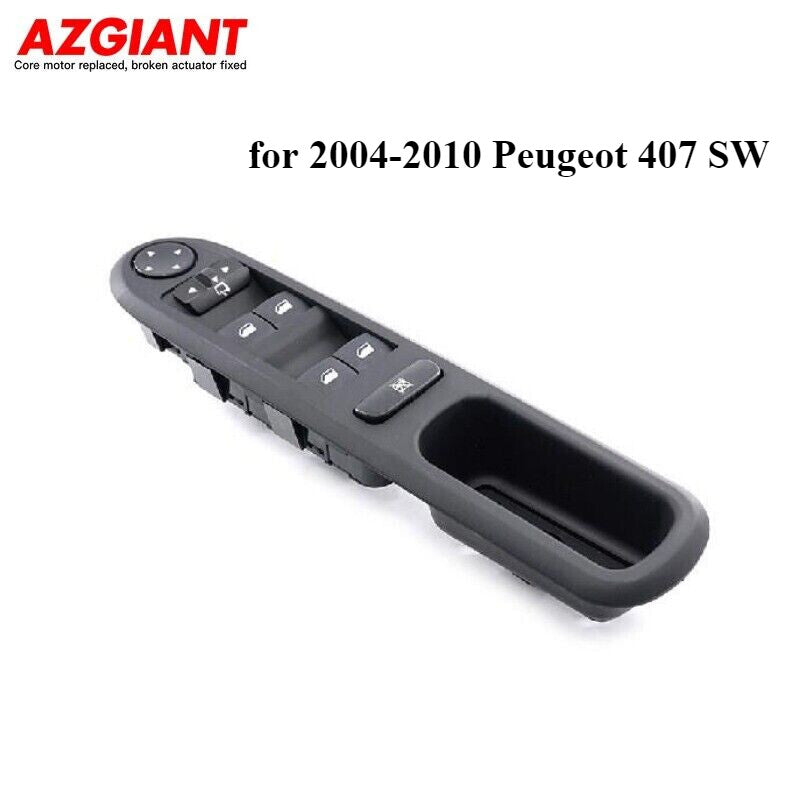 Front Left Driver Power Window Switch for Peugeot 407 SW 6554.ER 96468704XT