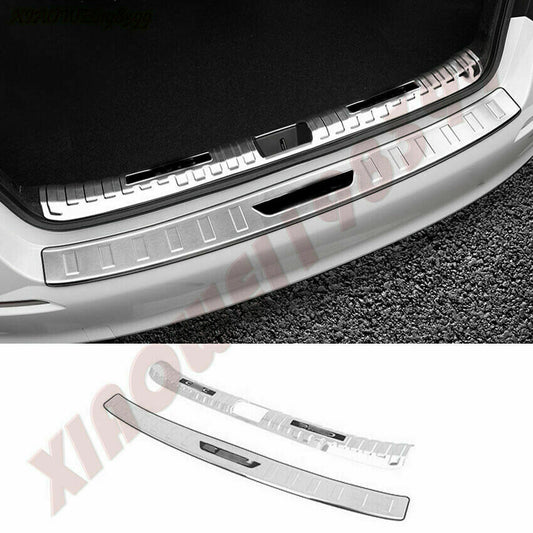 Silver Steel Rear Bumper Door Sill Plate Protector Cover for Honda for Civic 2022-23