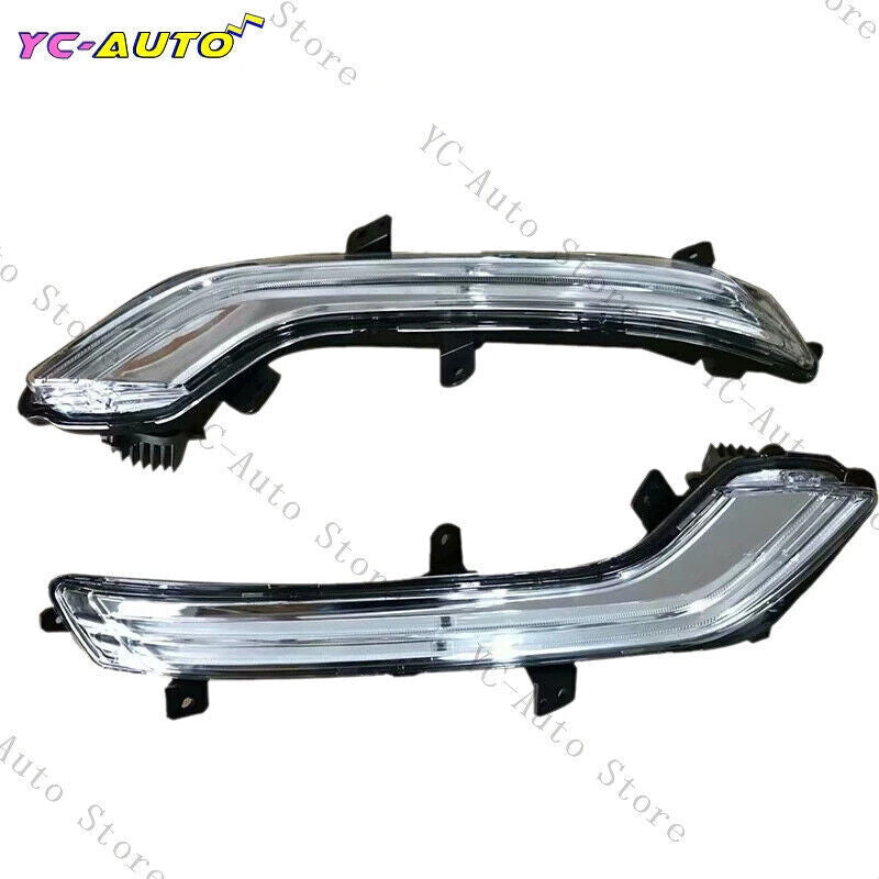 LHRH for Peugeot 508 2015 2016 Car Front LED Daytime Running Light Fog Lamp