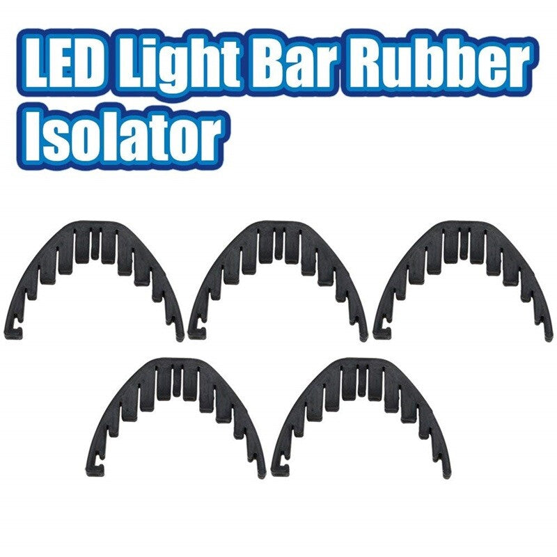 5x Silencer Rubber Isolator Reduce Noise For 50 52in LED Light Bar Off Road US