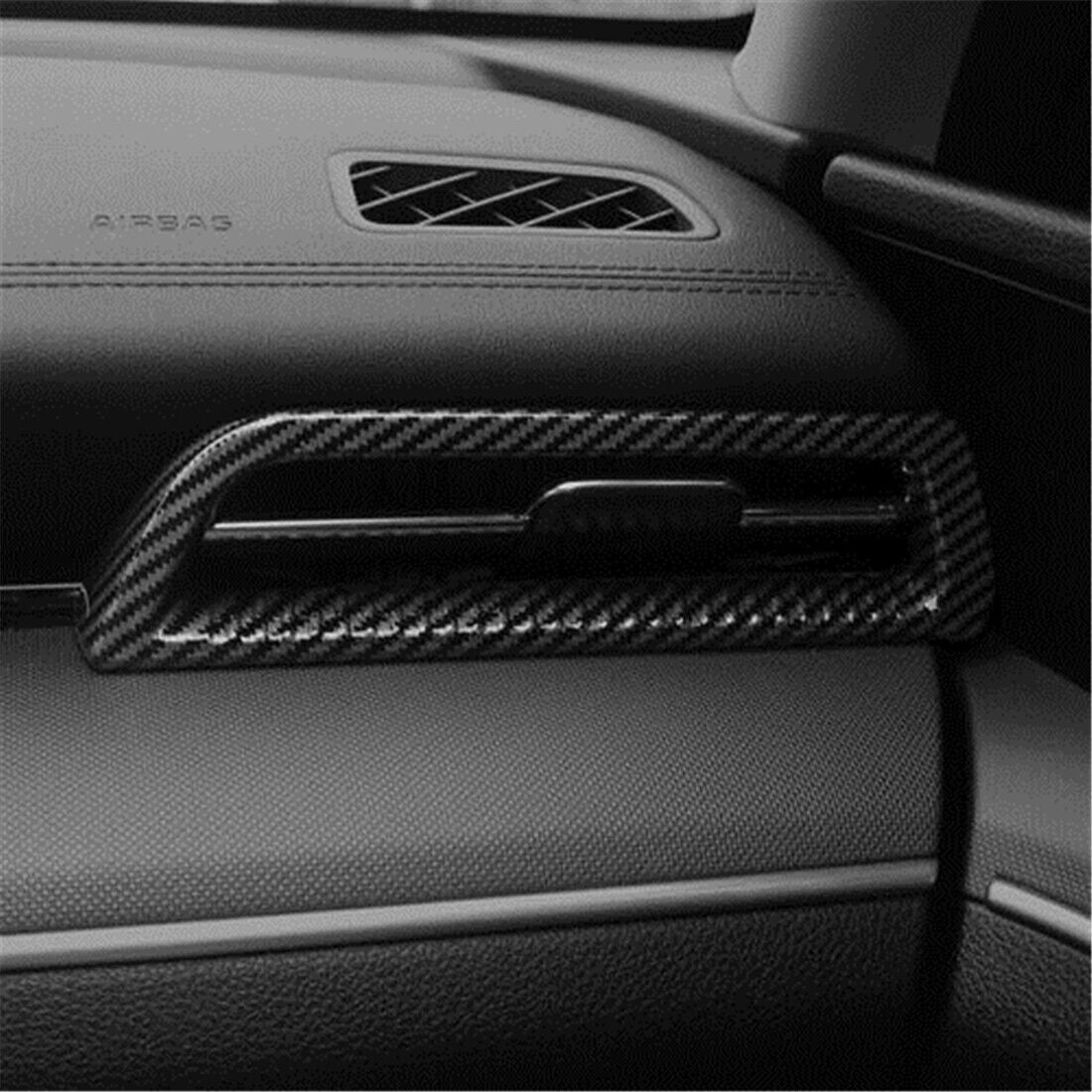 2pcs Carbon Fiber Dashboard Side Air Outlet Vent Cover Trim for Kia K5 2021-2023
