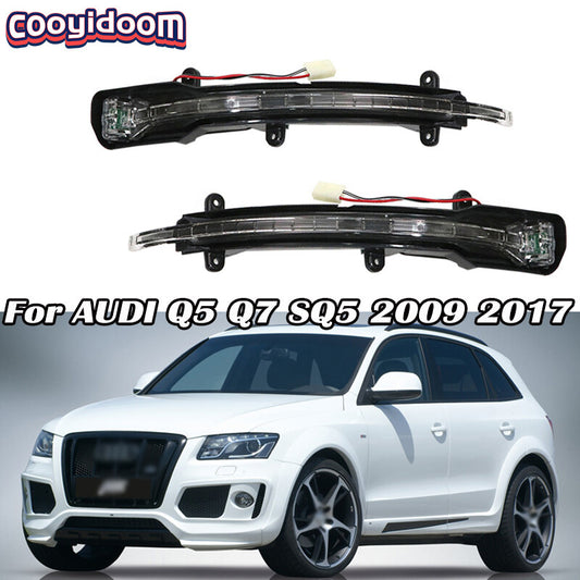A new pair of turn signal and brake lights are compatible with for Audi Q5, Q7, and SQ5 (2009-2017).