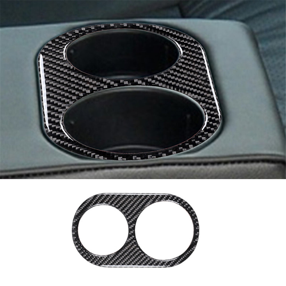 1X Carbon Fibre Rear Cup Holder Trim for Jaguar XF 2009-2011