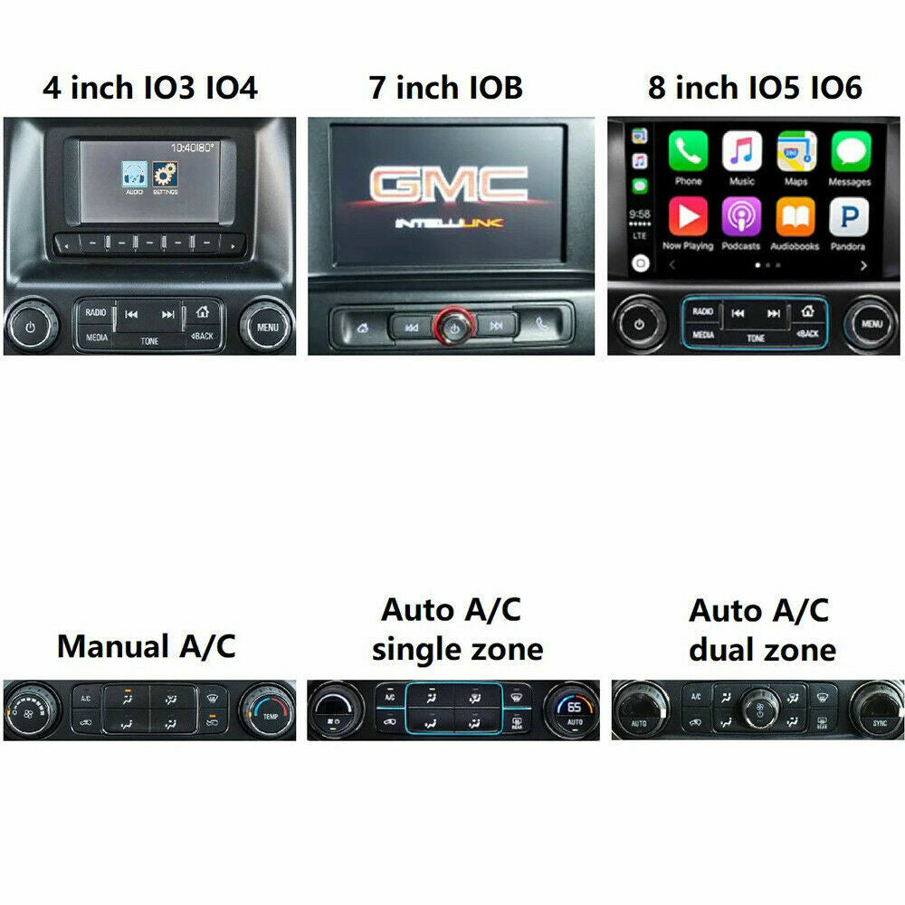 Android 10 for Tesla Screen GPS Radio for GMC for Yukon for Chevrolet Tahoe Suburban 15-18