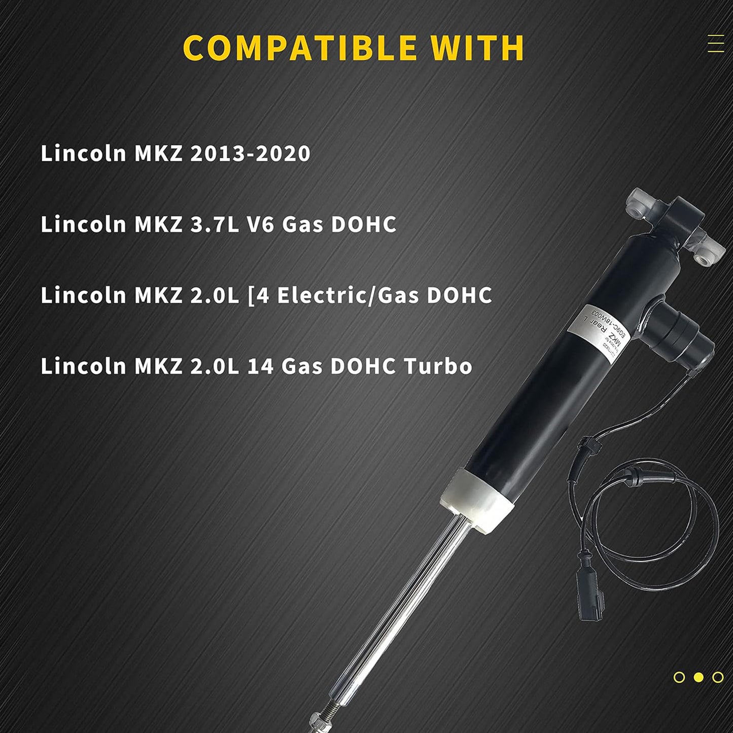 4X Front+Rear Shock Absorber CCD For 2018-2023 for Lincoln for Navigator for Ford Expedition