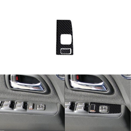 Carbon Fiber Driver Door Switch Front Cover For Colorado 2004-12/ for Canyon 2005-12