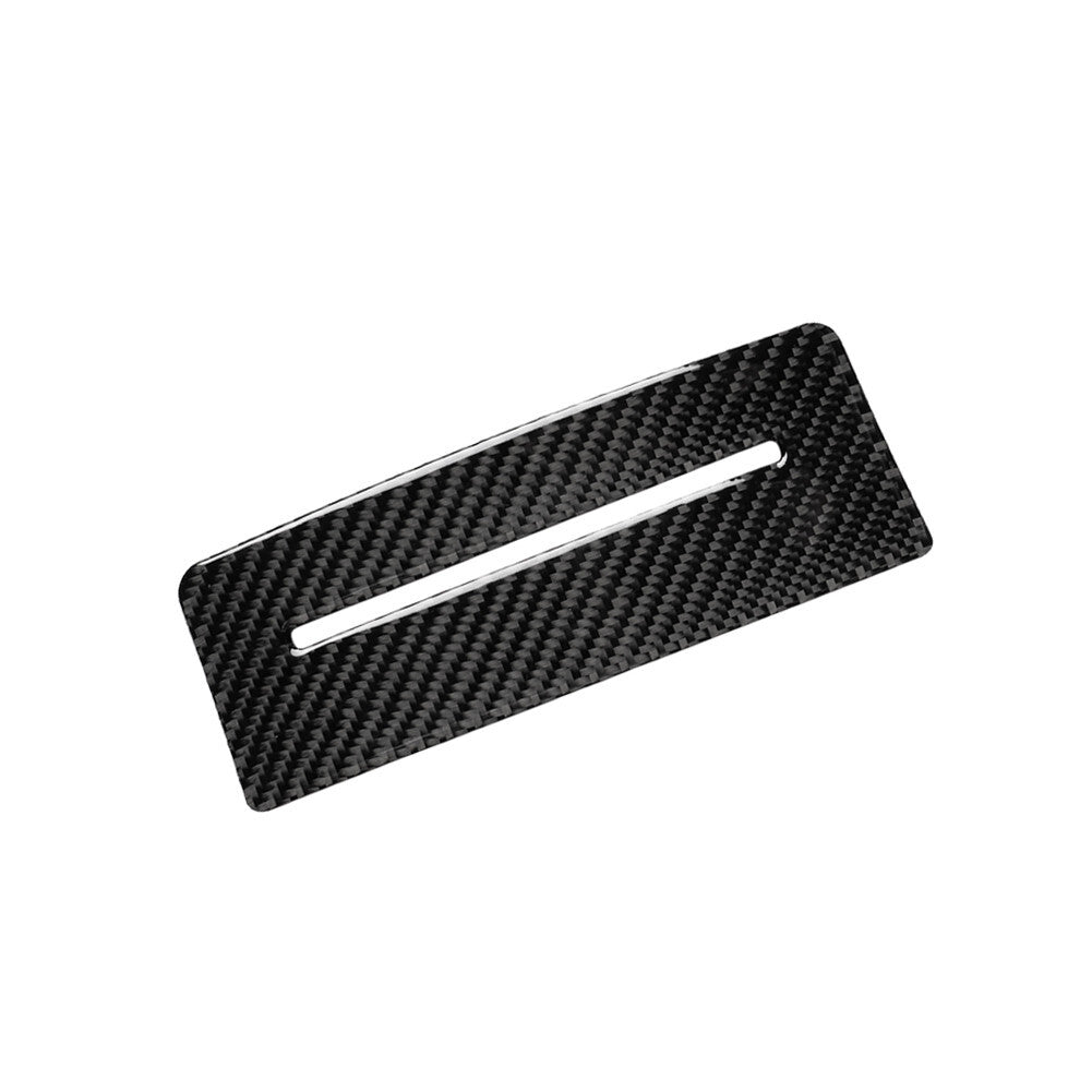 Rear Cigarette Lighter Panel Trim Interior Carbon Fiber for Audi Q7 2016-2019