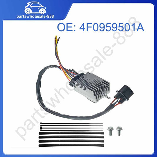 Radiator control fan module for Audi A6 Quattro 2005 - 2011 V6 3.2L 4F0959501A