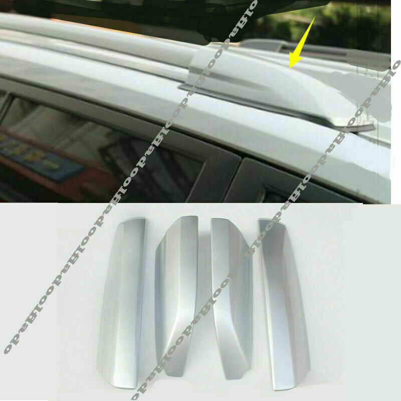 4Silver Roof Rack Bar End Cover Shell Replace for Toyota Highlander 2008-2013
