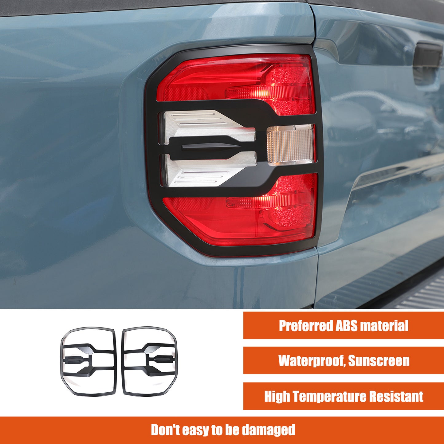 Oak exterior ABS interior door handle frame cover trim for Toyota Tundra 2022 - 2023 USA