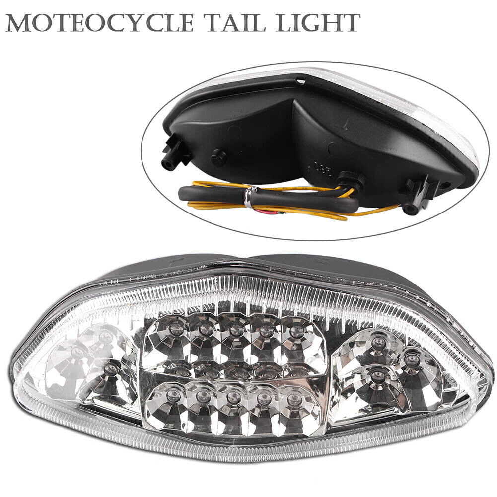 Rear Tail Brake Light Turn Signals Clear Lens for Suzuki DL650 V-Strom 2004-09